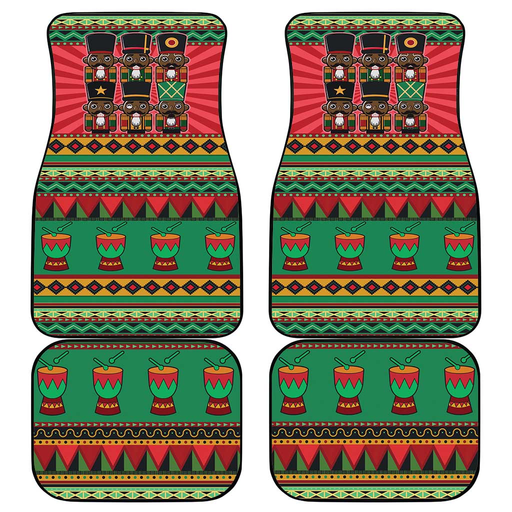 Black Nutcrackers Car Mats Afro Christmas - Wonder Print Shop