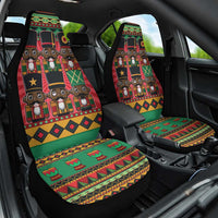 Black Nutcrackers Car Seat Cover Afro Christmas - Wonder Print Shop