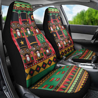 Black Nutcrackers Car Seat Cover Afro Christmas - Wonder Print Shop