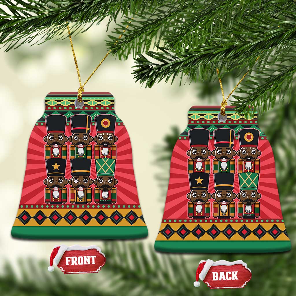 Black Nutcrackers Ceramic Ornament Afro Christmas - Wonder Print Shop