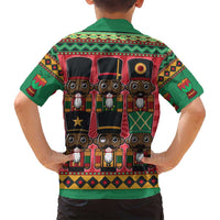 Black Nutcrackers Family Matching Puletasi and Hawaiian Shirt Afro Christmas - Wonder Print Shop