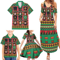 Black Nutcrackers Family Matching Summer Maxi Dress and Hawaiian Shirt Afro Christmas - Wonder Print Shop