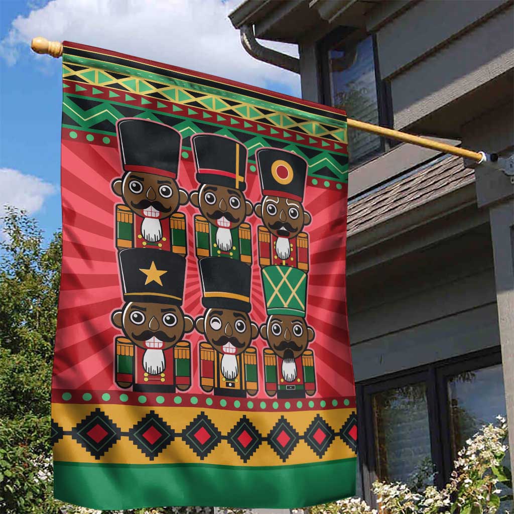 Black Nutcrackers Garden Flag Afro Christmas - Wonder Print Shop
