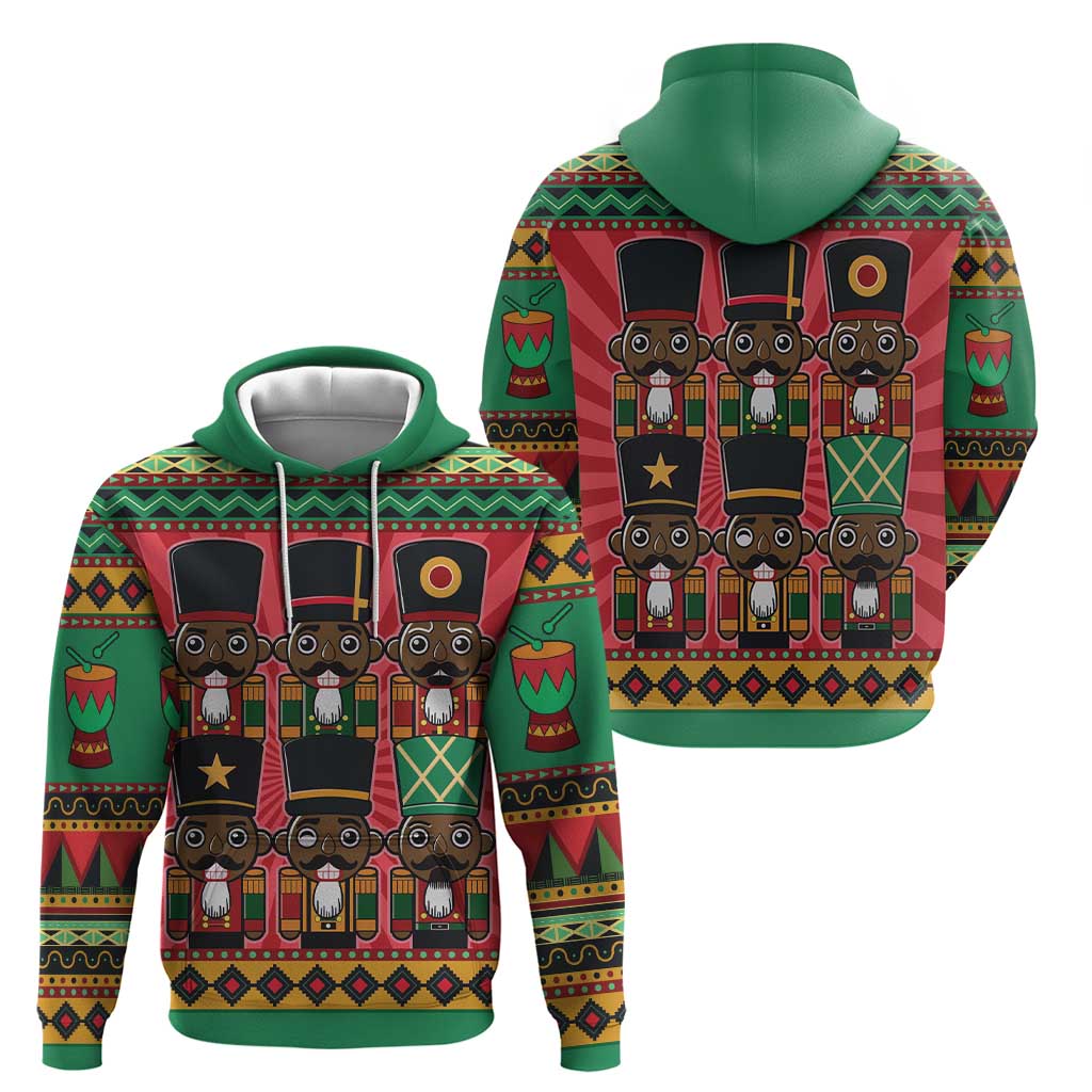 Black Nutcrackers Hoodie Afro Christmas - Wonder Print Shop