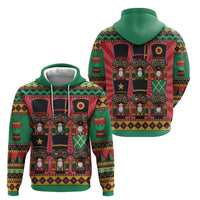 Black Nutcrackers Hoodie Afro Christmas - Wonder Print Shop