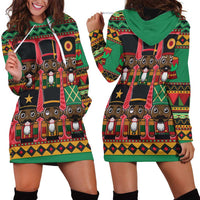 Black Nutcrackers Hoodie Dress Afro Christmas - Wonder Print Shop
