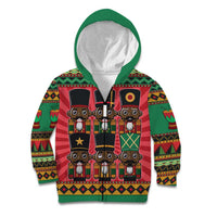 Black Nutcrackers Kid Hoodie Afro Christmas - Wonder Print Shop