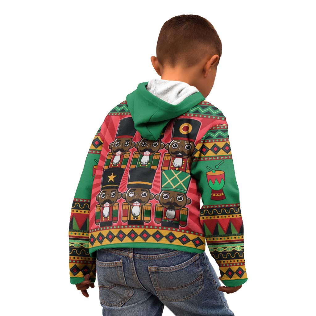 Black Nutcrackers Kid Hoodie Afro Christmas - Wonder Print Shop
