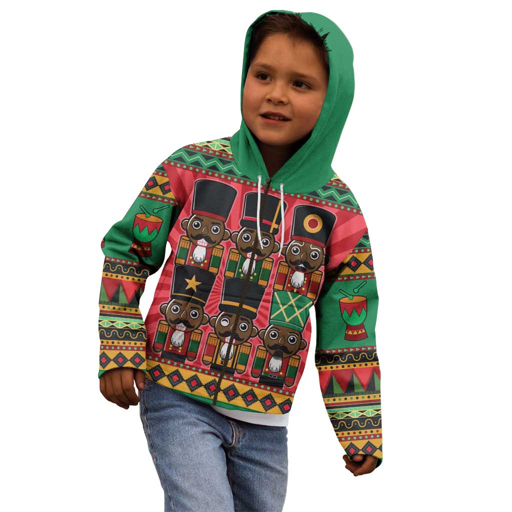 Black Nutcrackers Kid Hoodie Afro Christmas - Wonder Print Shop