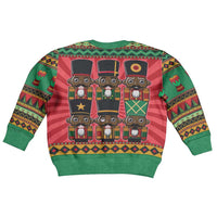 Black Nutcrackers Kid Ugly Christmas Sweater Afro Christmas - Wonder Print Shop