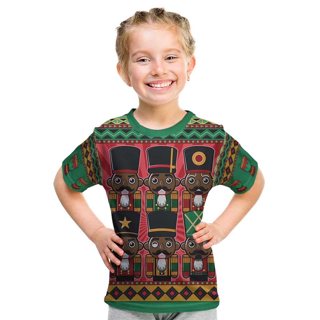 Black Nutcrackers Kid T Shirt Afro Christmas - Wonder Print Shop