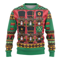 Black Nutcrackers Ugly Christmas Sweater Afro Christmas - Wonder Print Shop