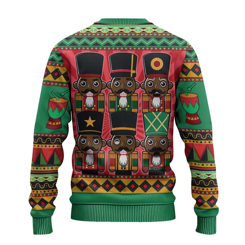 Black Nutcrackers Ugly Christmas Sweater Afro Christmas - Wonder Print Shop