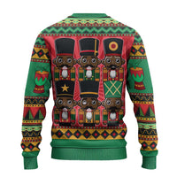 Black Nutcrackers Ugly Christmas Sweater Afro Christmas - Wonder Print Shop