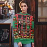 Black Nutcrackers Ugly Christmas Sweater Afro Christmas - Wonder Print Shop