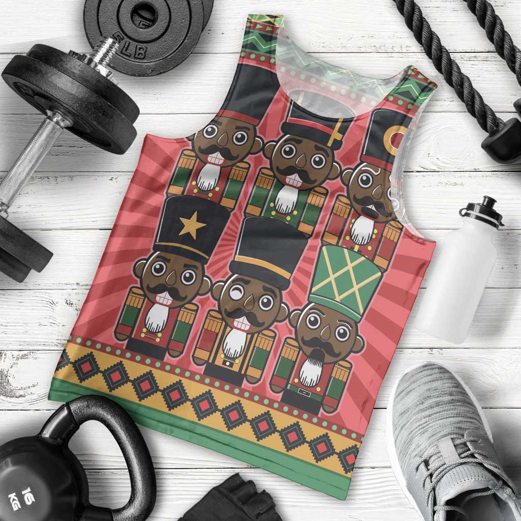 Black Nutcrackers Men Tank Top Afro Christmas - Wonder Print Shop