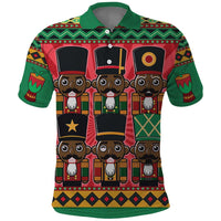 Black Nutcrackers Polo Shirt Afro Christmas - Wonder Print Shop