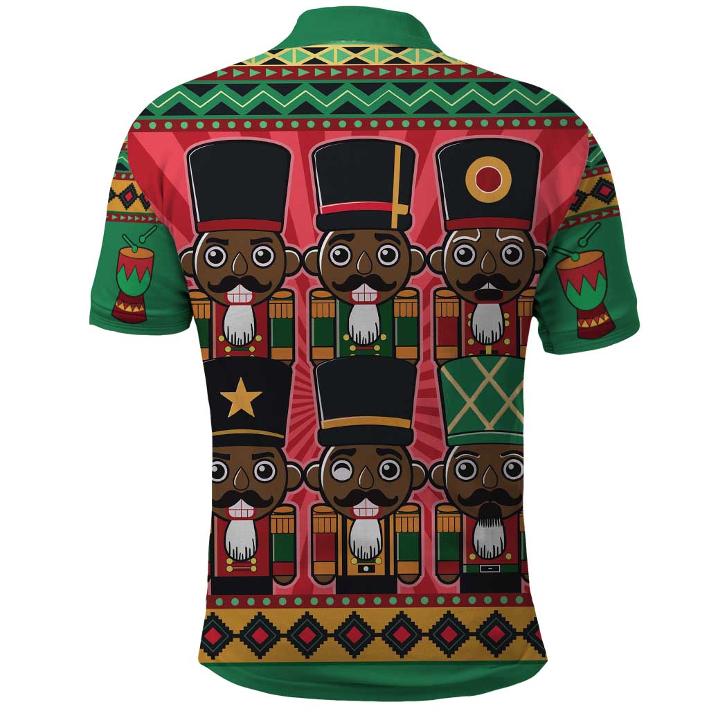 Black Nutcrackers Polo Shirt Afro Christmas - Wonder Print Shop