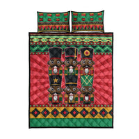 Black Nutcrackers Quilt Bed Set Afro Christmas - Wonder Print Shop