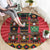 Black Nutcrackers Round Carpet Afro Christmas