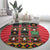 Black Nutcrackers Round Carpet Afro Christmas