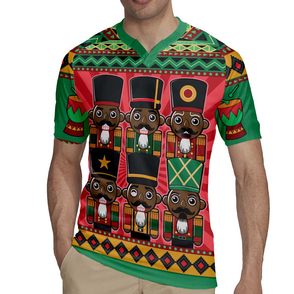 Black Nutcrackers Rugby Jersey Afro Christmas - Wonder Print Shop