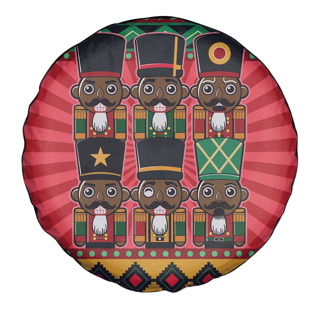 Black Nutcrackers Spare Tire Cover Afro Christmas - Wonder Print Shop