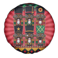 Black Nutcrackers Spare Tire Cover Afro Christmas - Wonder Print Shop