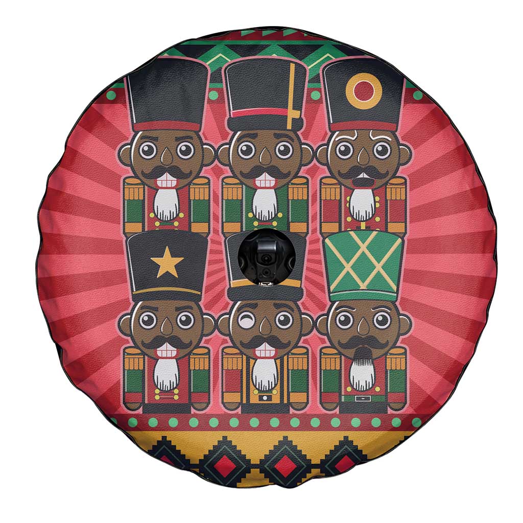 Black Nutcrackers Spare Tire Cover Afro Christmas - Wonder Print Shop