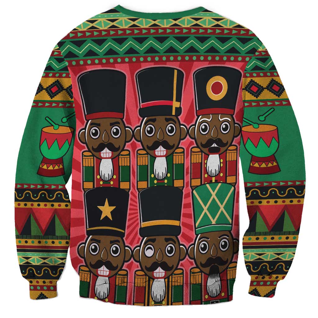 Black Nutcrackers Sweatshirt Afro Christmas - Wonder Print Shop