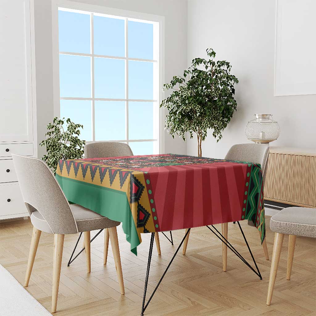 Black Nutcrackers Tablecloth Afro Christmas - Wonder Print Shop
