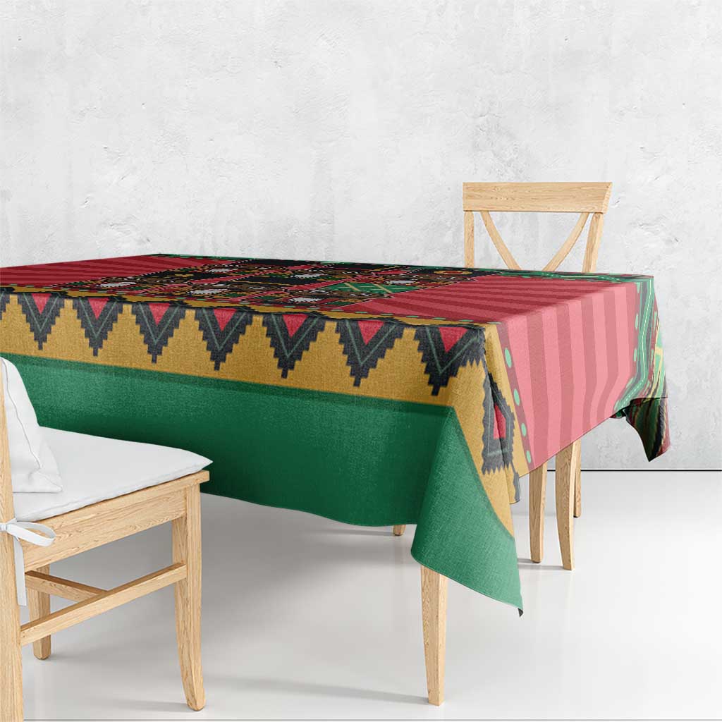 Black Nutcrackers Tablecloth Afro Christmas - Wonder Print Shop