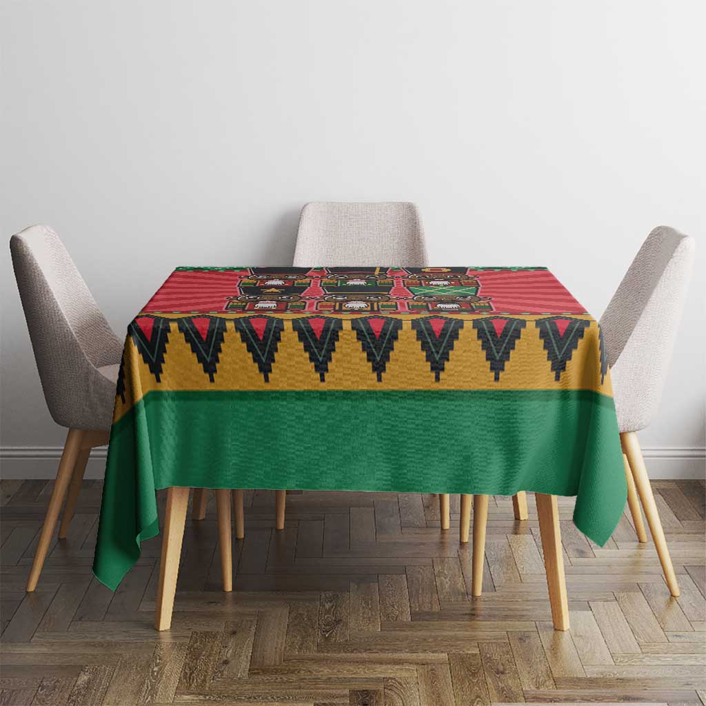 Black Nutcrackers Tablecloth Afro Christmas - Wonder Print Shop