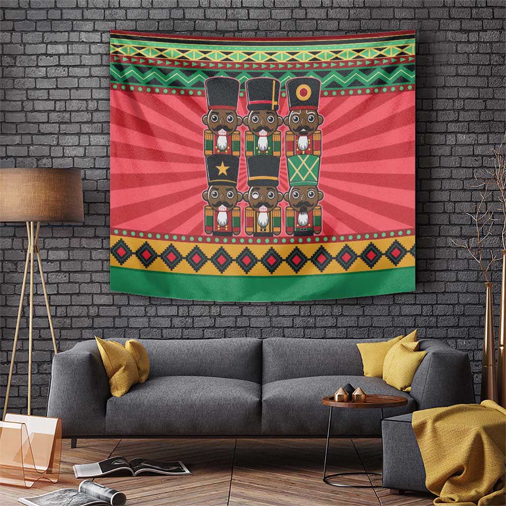Black Nutcrackers Tapestry Afro Christmas - Wonder Print Shop
