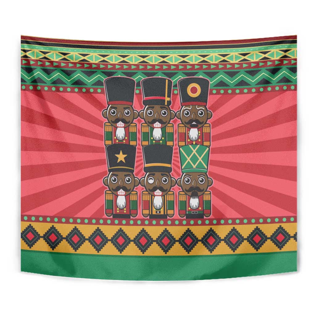 Black Nutcrackers Tapestry Afro Christmas - Wonder Print Shop