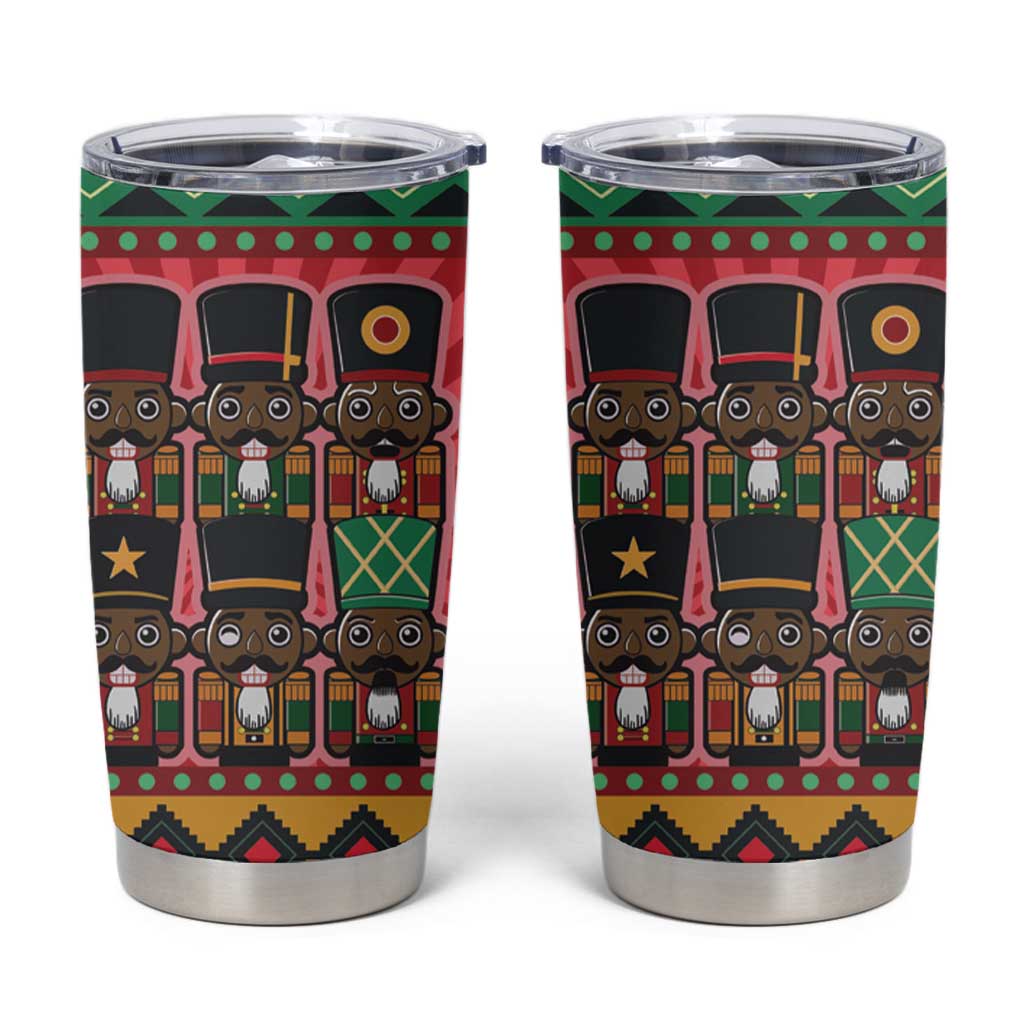 Black Nutcrackers Tumbler Cup Afro Christmas - Wonder Print Shop