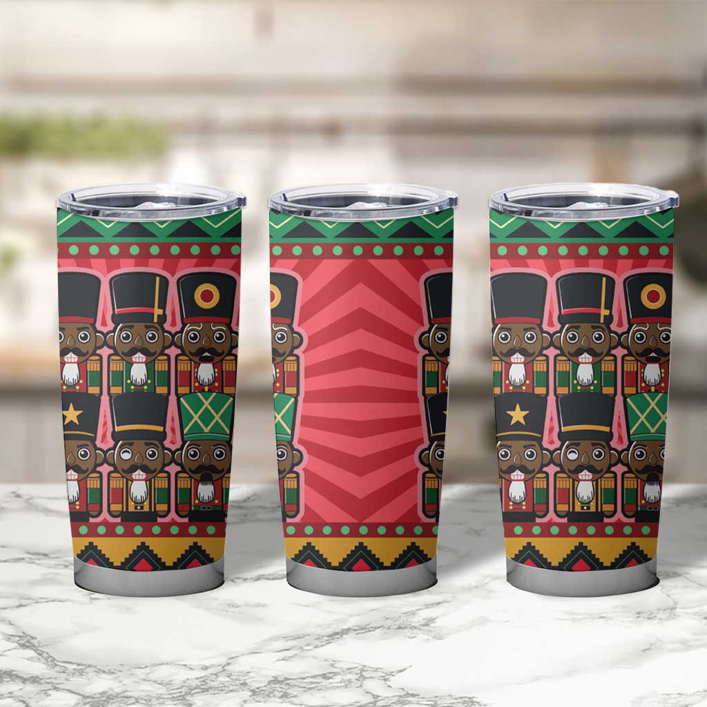 Black Nutcrackers Tumbler Cup Afro Christmas - Wonder Print Shop