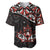 Canada Day Baseball Jersey Haida Maple Leaf Style Tattoo Black