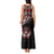 Canada Day Tank Maxi Dress Haida Maple Leaf Style Tattoo Black - Wonder Print Shop