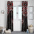 Canada Day Window Curtain Haida Maple Leaf Style Tattoo Black - Wonder Print Shop
