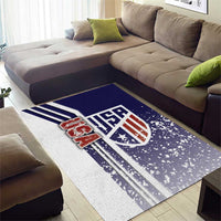 USA Soccer Area Rug The Stars and Stripes Football - Road To Champion
