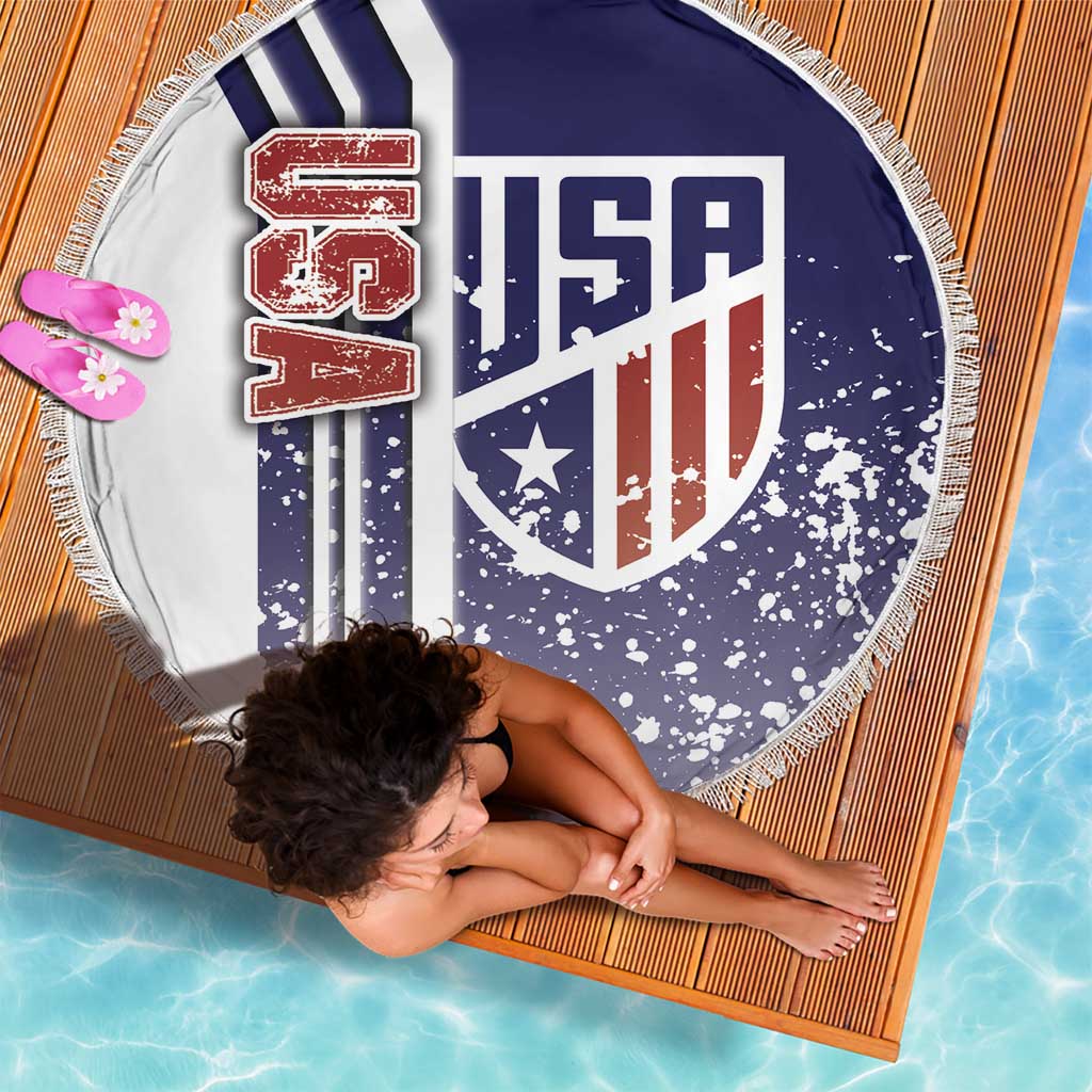 USA Soccer Beach Blanket The Stars and Stripes Football - Road To Champion