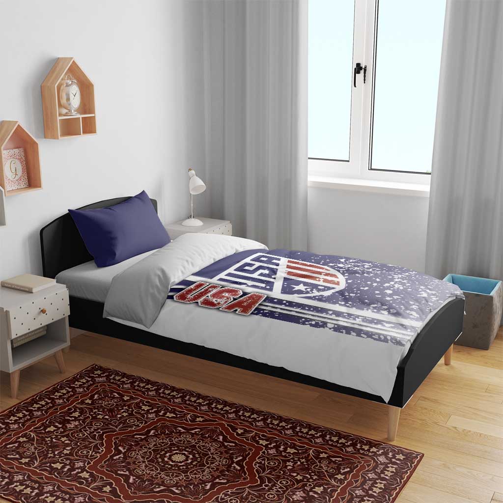 USA Soccer Bedding Set The Stars and Stripes Football - Road To Champion