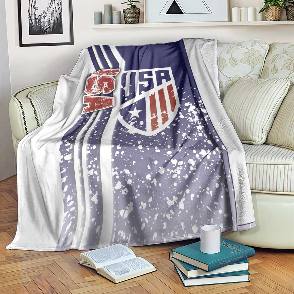 USA Soccer Blanket The Stars and Stripes Football - Road To Champion