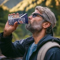 USA Soccer 4 in 1 Can Cooler Tumbler The Stars and Stripes Football - Road To Champion