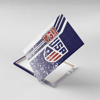 USA Soccer Canvas Wall Art The Stars and Stripes Football - Road To Champion