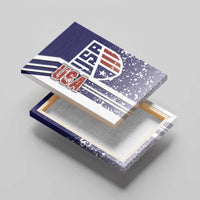 USA Soccer Canvas Wall Art The Stars and Stripes Football - Road To Champion