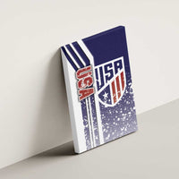 USA Soccer Canvas Wall Art The Stars and Stripes Football - Road To Champion
