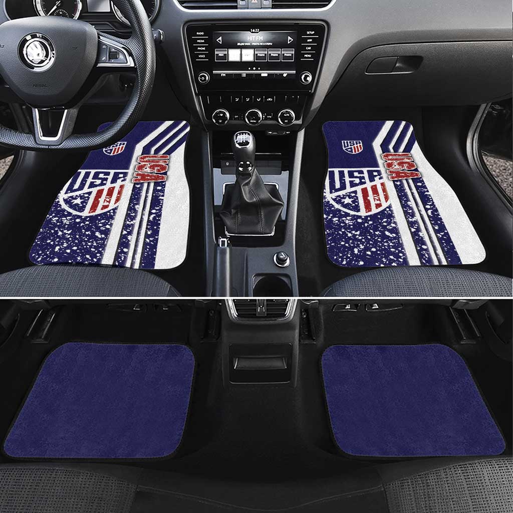 USA Soccer Car Mats The Stars and Stripes Football - Road To Champion
