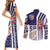 USA Soccer Couples Matching Short Sleeve Bodycon Dress and Long Sleeve Button Shirt The Stars and Stripes Football - Road To Champion